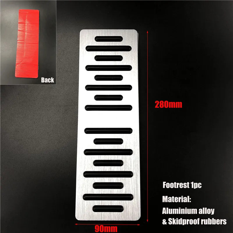 For Audi E-Tron Q4 / Porsche Macan Macan S 2019- Car Styling Accessories Foot Rest Accelerator Fuel Gas Pedal Brake Pedal Cover