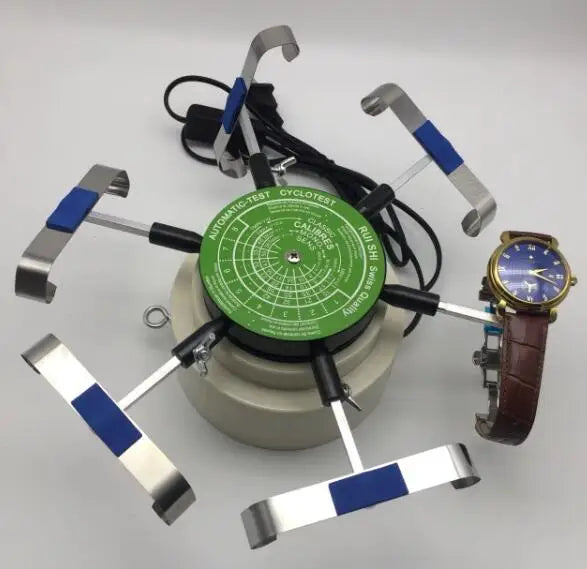 Watch Repair Tools 6 Arms Automatic Cyclotest Watch Winder for Watchmaker Testing Mechanical Watch Tester Tools