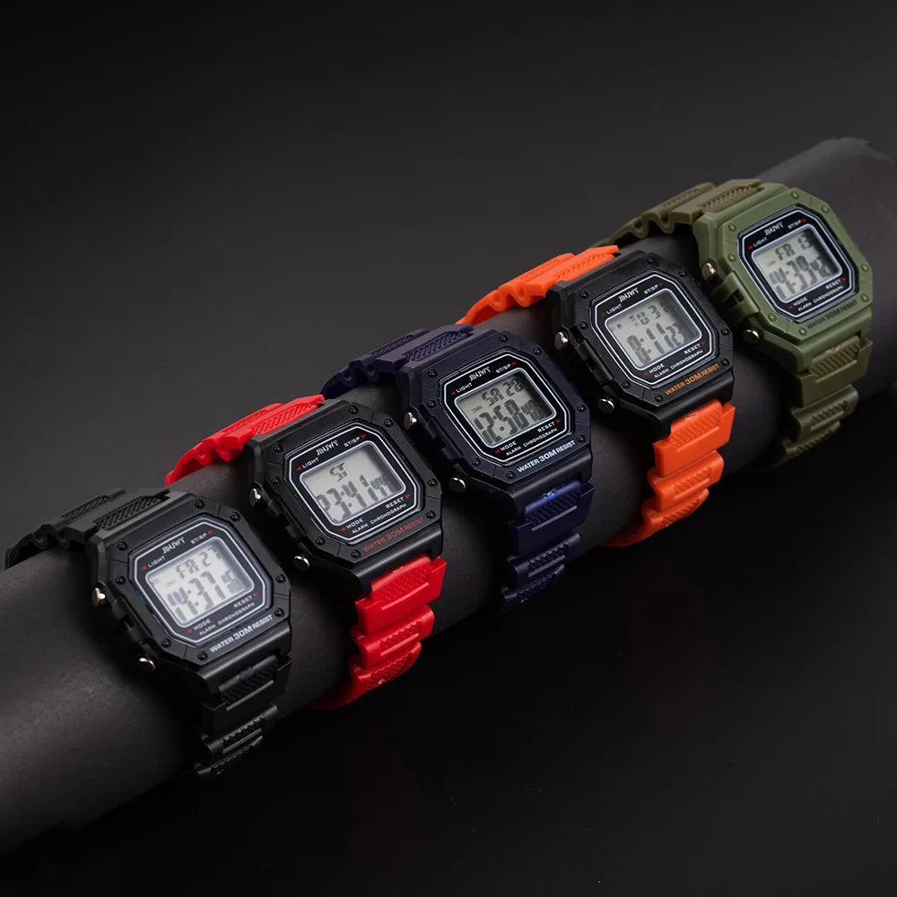 2025 Military Sport Watch Waterproof  LED Digital Watches for Men Fashion Electronic Wristwatch Male Clock Relogios de hombres