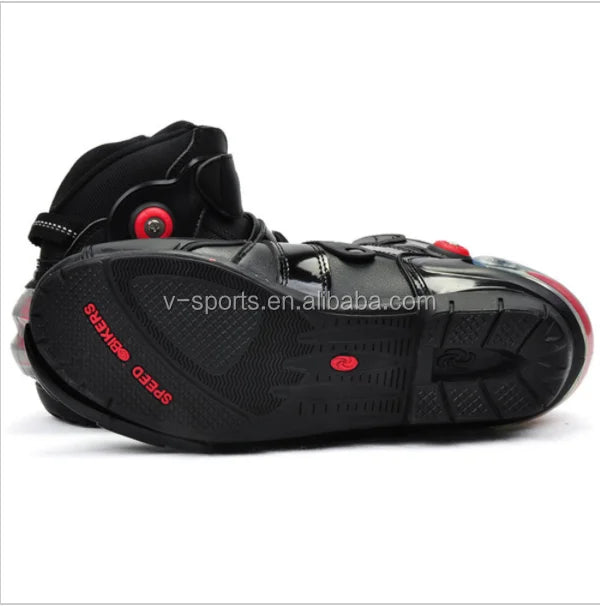 Professional Motorbike Motorcycle Boots Motocross Racing Boots Waterproof Biker Protect Ankle Moto Shoes