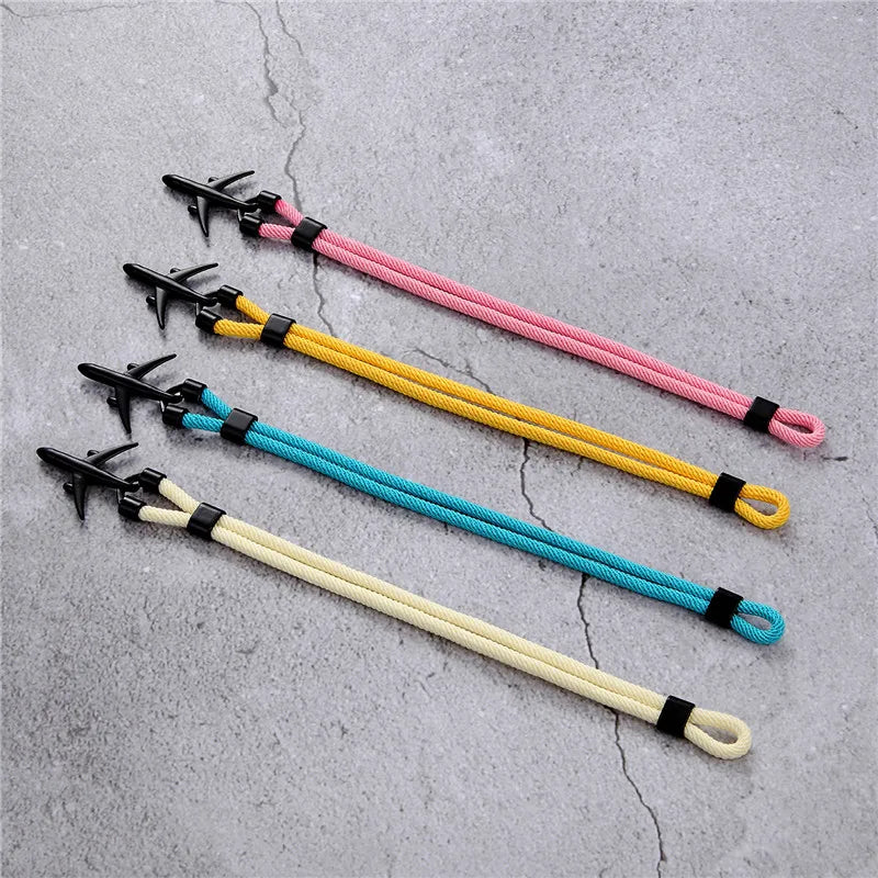 MKENDN Airport Fashion Men Women Airplane Anchor Bracelets Charm Rope Chain Paracord aviation life Jewelry Pulseras hombres