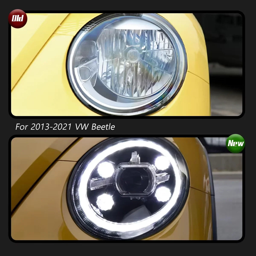TYPY Car Headlights for VW Beetle LED Car Lamps Daytime Running Lights Dynamic Plug and Play Car Accessories 2013-2021