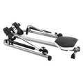 Home-use Double-handled Lightweight Indoor Rowing Machine, Hydraulic Folding Design, Silent Mechanism, Iron Material.