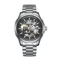 Mark Fairwhale  FW-6950 Automatic Mechanical Men's Watch Fashion Waterproofing Alloy Strap   Pointer on a Gauge