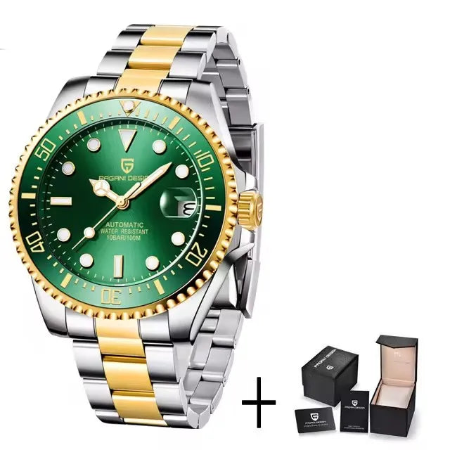 2026 New PAGANI Design PD-1639 Waterproof Japan 8215 Luxury Sapphire Crystal Glass Mechanical Men Watches Relogio Masculino