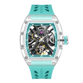 CHANCE 9-195G-11Tourbillon Automatic Watch - Luxury K9 Glass Hollowed-Out Dial Mechanical Men's Watch Wholesale & Customization