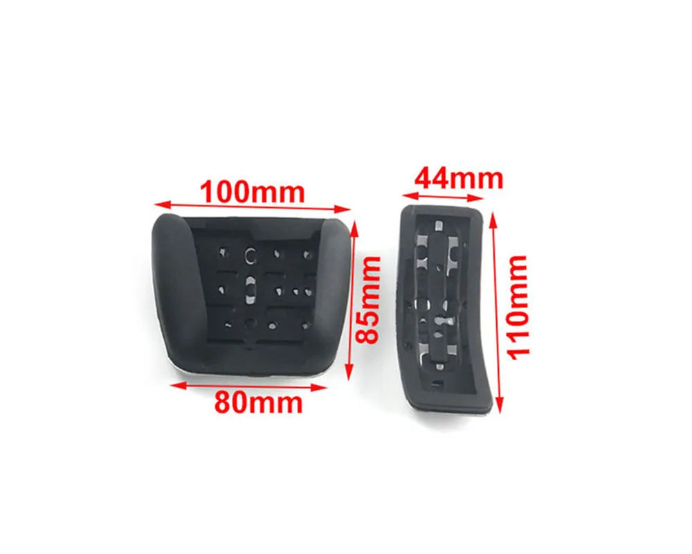 For Audi E-Tron Q4 / Porsche Macan Macan S 2019- Car Styling Accessories Foot Rest Accelerator Fuel Gas Pedal Brake Pedal Cover