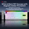 LDON 68 New Model RGB Wired Mechanical Keyboard 8000Hz Magnetic Switch 68 Laser Keys for PC Desktop Gaming Operation