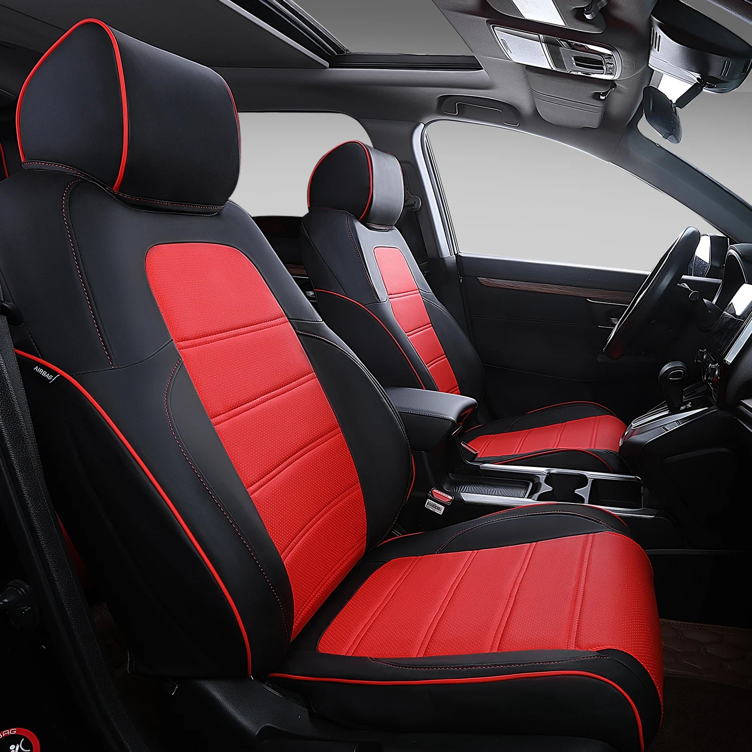 Luxury Car Seat Cover Customized for 2017-2021 Honda CRV Car Leather Seat Covers Car Accessories Front Rear Seat Cover