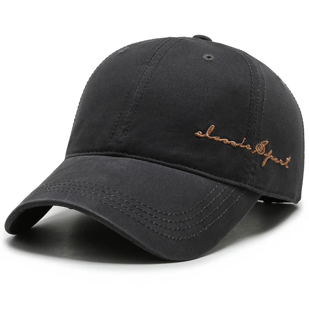 FS Vintage Brown Letter Baseball Cap For Men Brand Women Hat Summer Streetwear Hip Hop Caps Cotton Trucker Hats Gorras Hombre