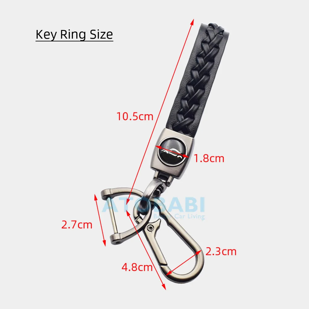 Leather Car Key Case Auto Accessories For Chevrolet Cruze 2016 2017 2018 Sonic Spark Trax 2019 Remote Fobs Cover Keychain Holder