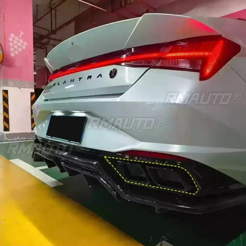 For Hyundai Elantra 7th Gen Rear Trunk Spoiler Wing Rear Roof Spoiler Roof Wing Body Kit Car Accessories