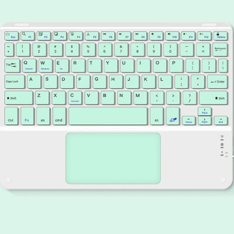 Tablet Covers & Cases Wireless 10\" Touchpad Keyboard for IOS Android for Windows System Tablet PCs Scissor Mechanical Optical