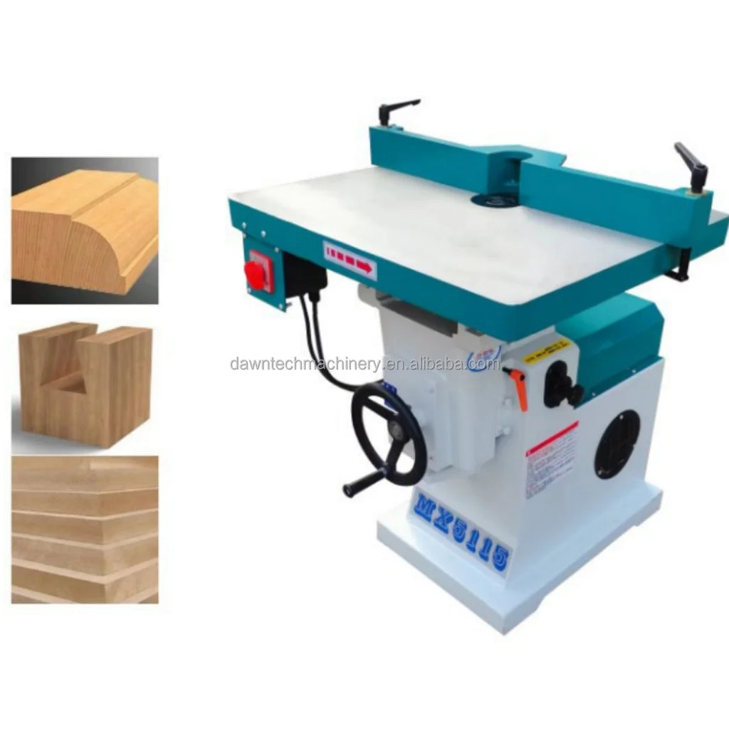 220V 3KW MX5115 Vertical Single-Spindle Woodworking Moulder Shaper Router for Wood and Acrylic