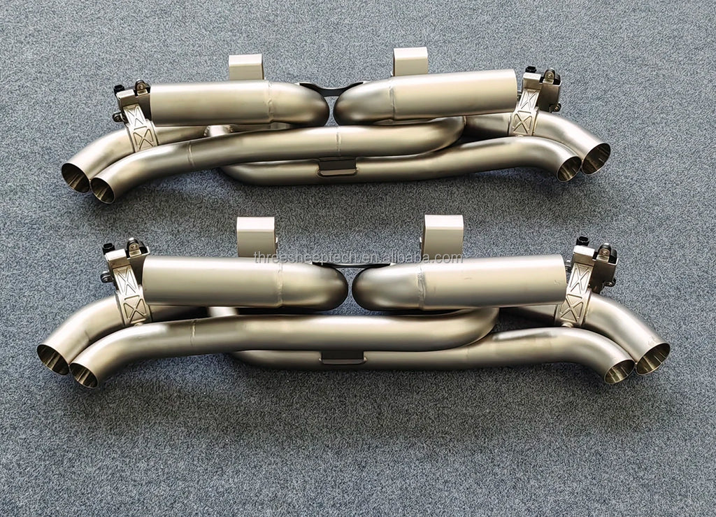 Active Sound Tuning Exhaust Muffler With Valves for Porsche  911 992 Gt3 Stainless Steel304 Catback Muffler Car Accessories