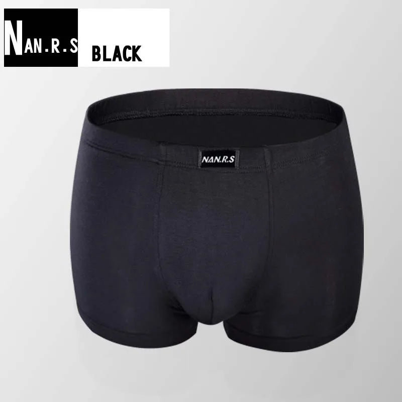 Men's Underwear Boxer Shorts Bamboo Fiber Solid Color Male Pants Breathable Underpants Boxer For Men Pantalones Para Hombres New