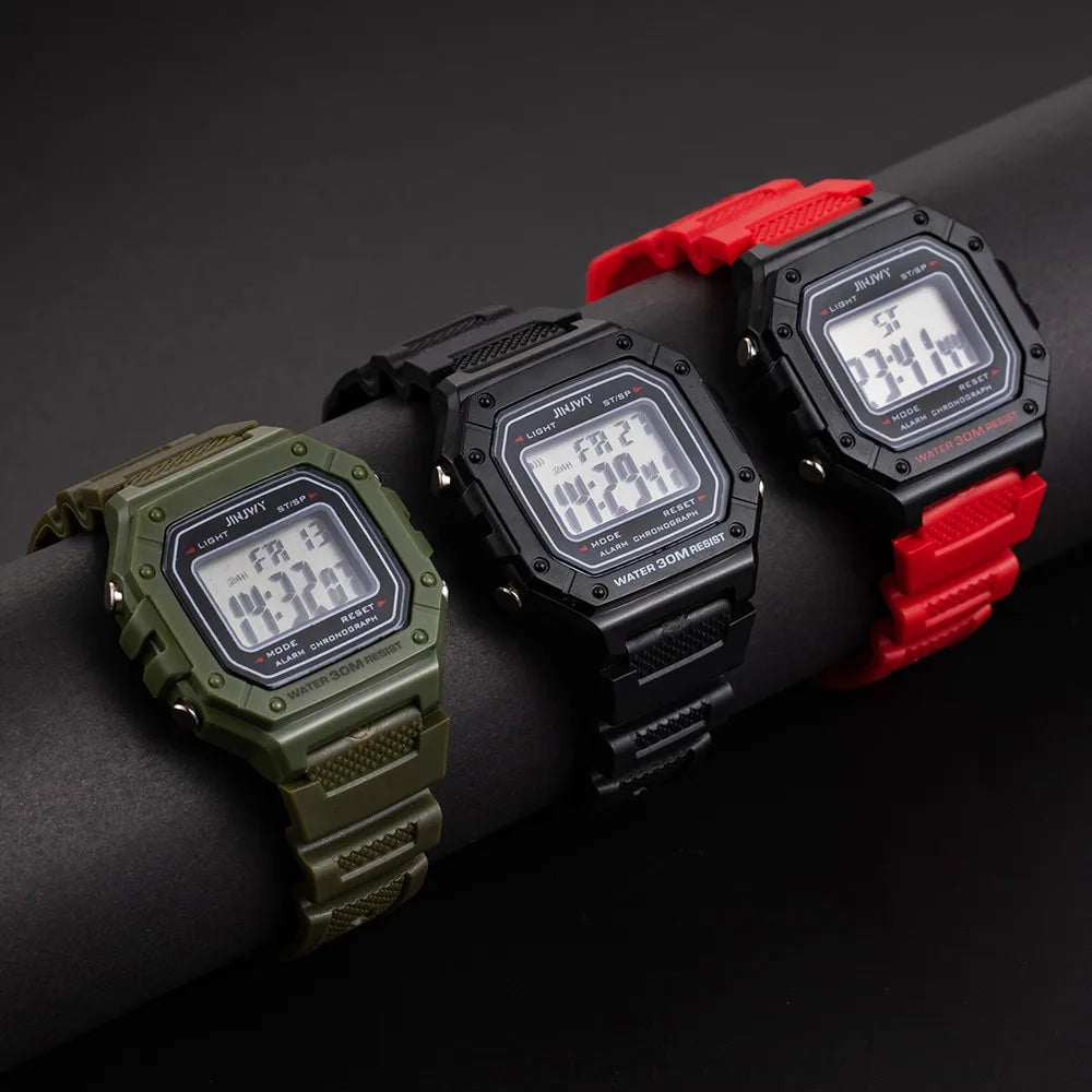 2025 Military Sport Watch Waterproof  LED Digital Watches for Men Fashion Electronic Wristwatch Male Clock Relogios de hombres