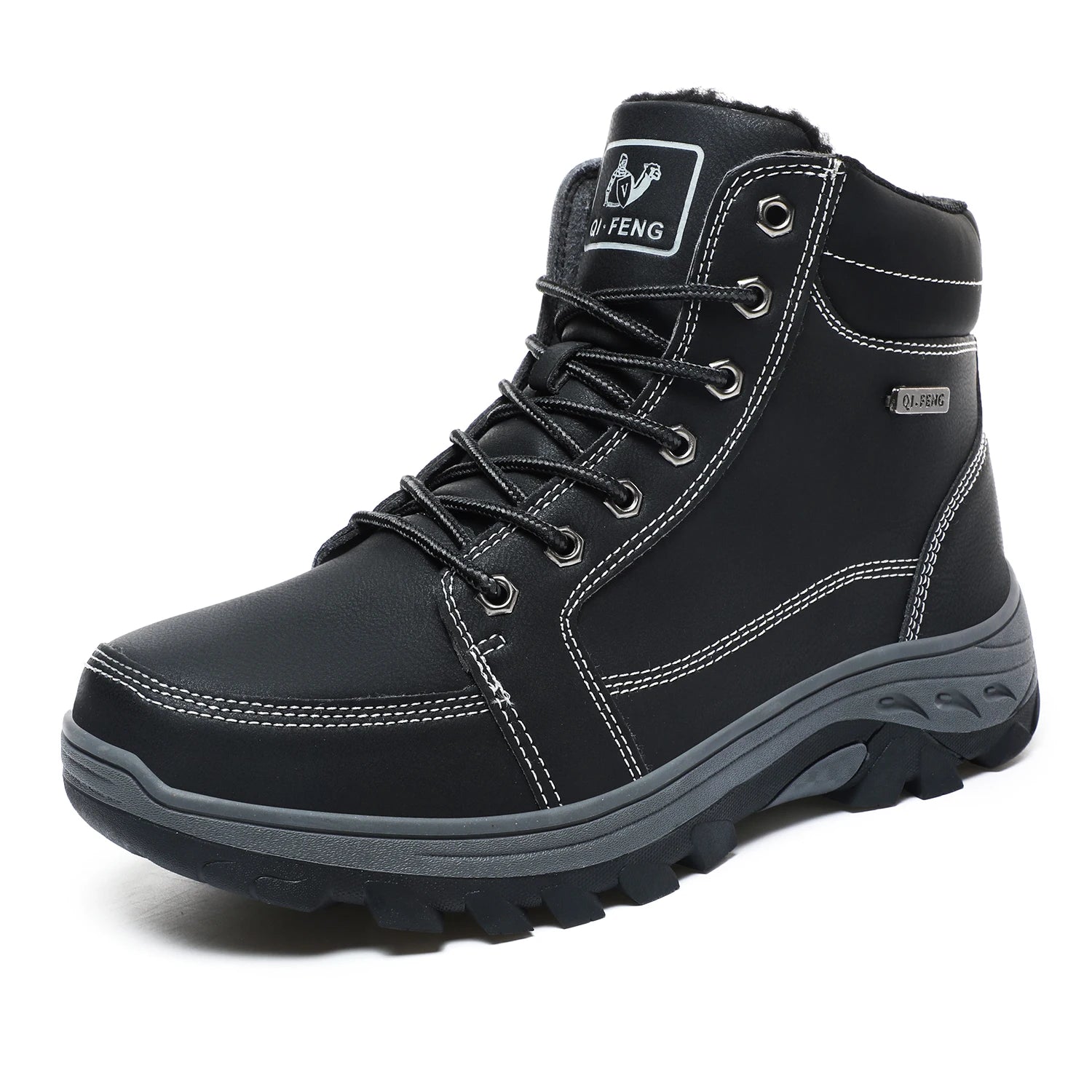 Summer Autumn Winter Outdoor Work Motorcycle Riding for Boots Men's New Fashion Anti Slip Wear-resistant Steel Toe Pure