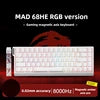 MAD68 Pro 60HE 87-Key Magnetic Axis Full Keyboard Mechanical Gaming Desktop with Hot Swap Quick Response for Entry Level Players