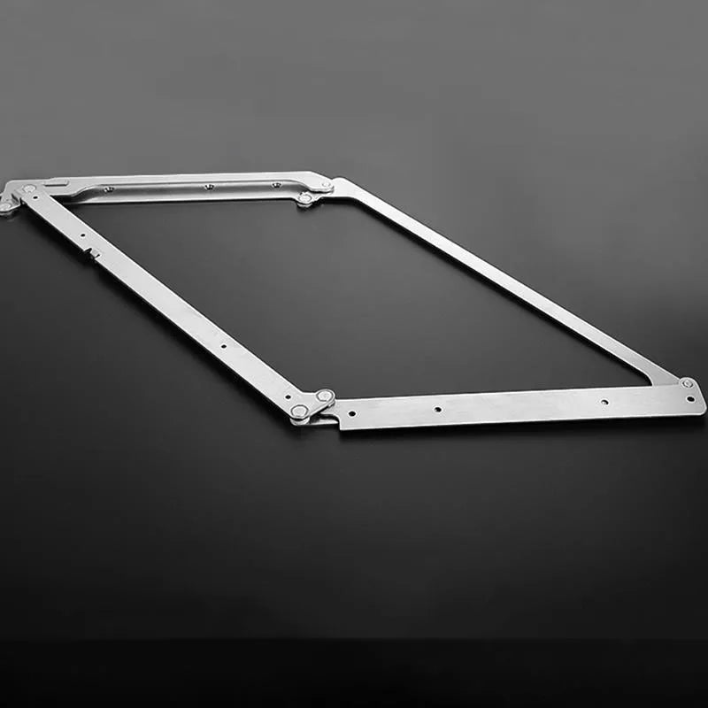 Modern 180Degrees Stainless Steel Bi-Folding Door Mechanism Full Access Hardware Sliding Barn Hinge System for Kitchen Home