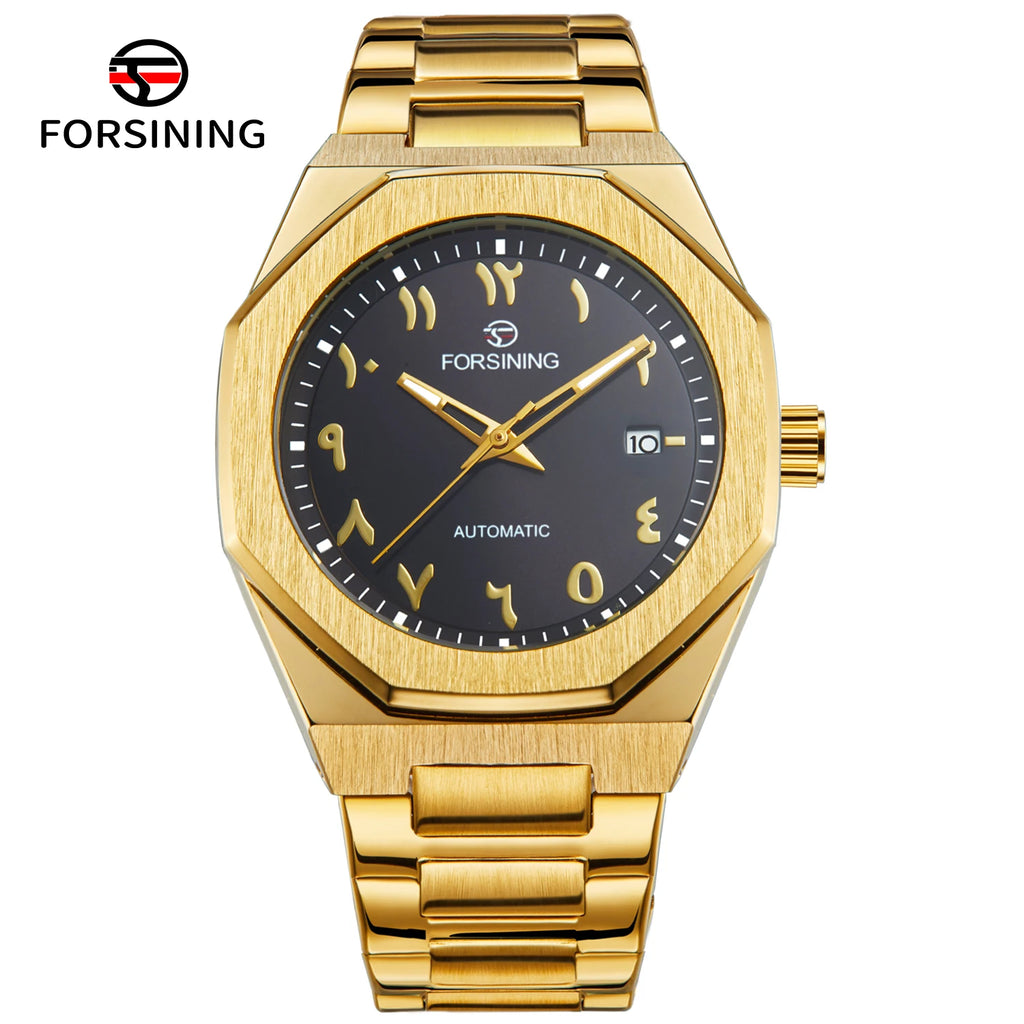 Hot Sale Arabic Numerals Design Fashionable Automatic Mechanical Men's Watch Light Blue OEM 41mm Charm Luxury Business Watches