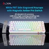 LDON 68 New Model RGB Wired Mechanical Keyboard 8000Hz Magnetic Switch 68 Laser Keys for PC Desktop Gaming Operation