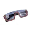 2026 New Arrivals Bling Studded High Quality Glitter Luxury Designer Sun Glasses Shades Rhinestone Square Sunglasses for Woman