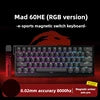 MAD68 Pro 60HE 87-Key Magnetic Axis Full Keyboard Mechanical Gaming Desktop with Hot Swap Quick Response for Entry Level Players