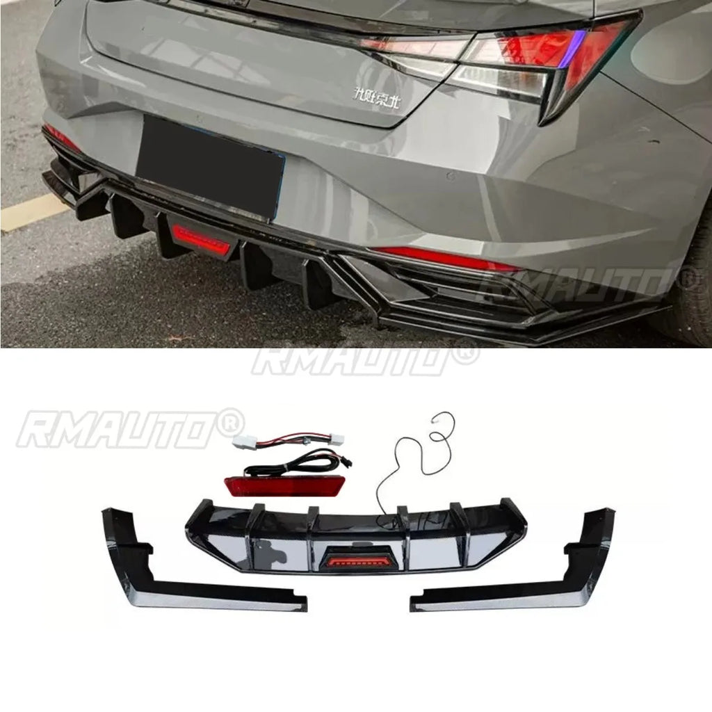 For Hyundai Elantra 7th Gen Rear Trunk Spoiler Wing Rear Roof Spoiler Roof Wing Body Kit Car Accessories