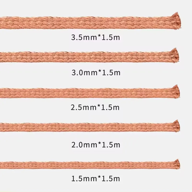 MECHANIC R300 1.0/1.5/2.0/2.5/3.0/3.5/4.0MM 1.5M Solder Wick Remover Desoldering Wire Desoldering Braid PCB BGA Soldering Tools