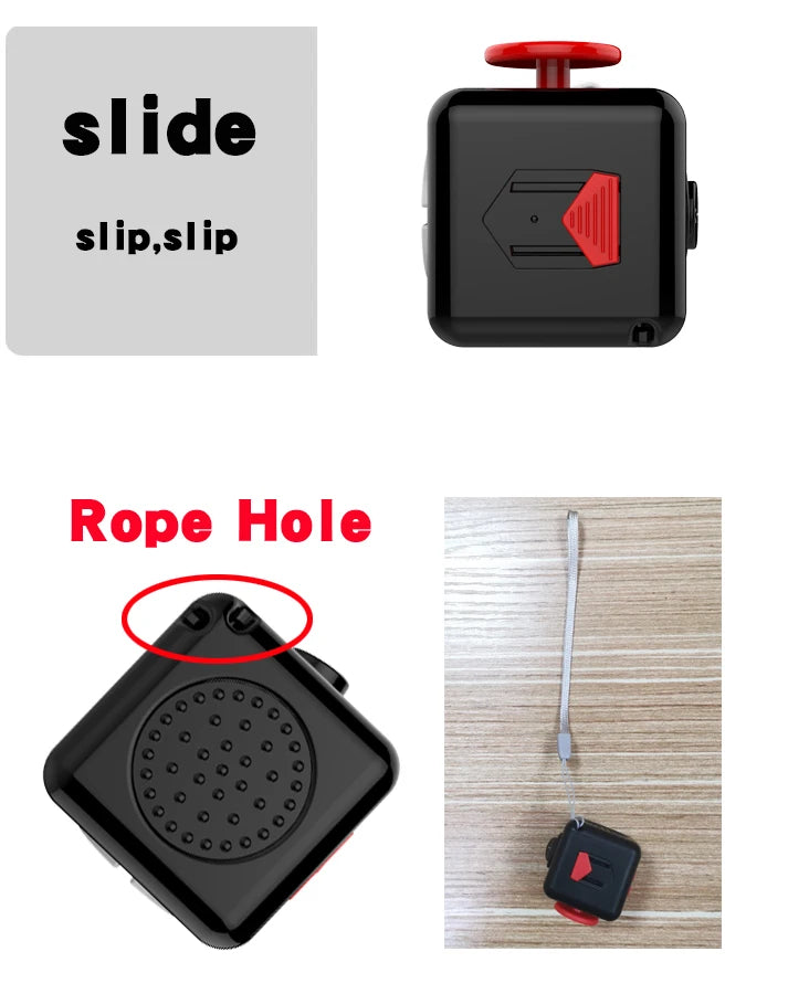 Fidget Toys Anti Stress Toys Magiques Push Decompression Dice Rainbow Fingertip Hand Game Antiestress Relax Toys for Figet Toys
