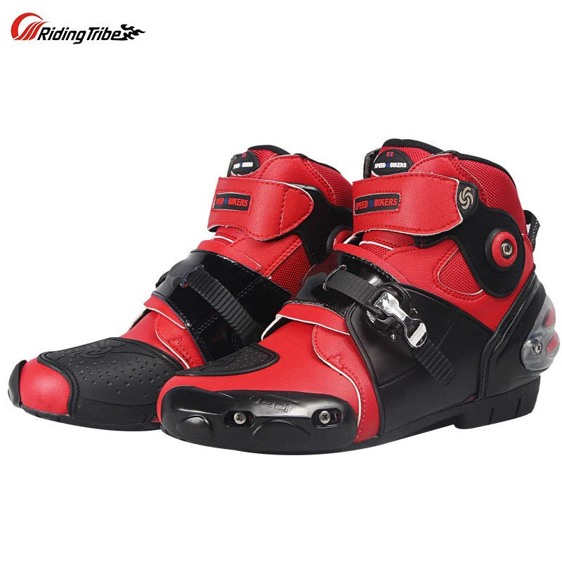 Professional Motorbike Motorcycle Boots Motocross Racing Boots Waterproof Biker Protect Ankle Moto Shoes