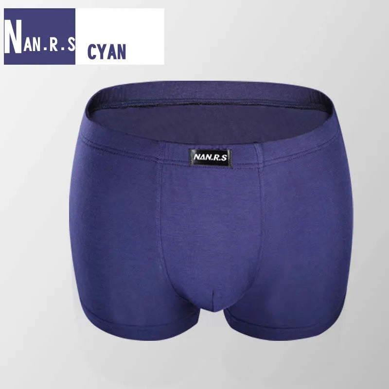 Men's Underwear Boxer Shorts Bamboo Fiber Solid Color Male Pants Breathable Underpants Boxer For Men Pantalones Para Hombres New