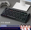 AULA F75 RGB LED 75% Wired USB & 2.4G Wireless Gaming Keyboard OEM Logo Custom PBT Mechanical Switch for PC Desktop Users