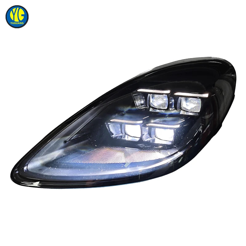 YU GUANG for Porsche 718 Cayman 982/Boxster 2016-2024 LED Headlights Matrix Style Headlamp Car Accessories Front Lights