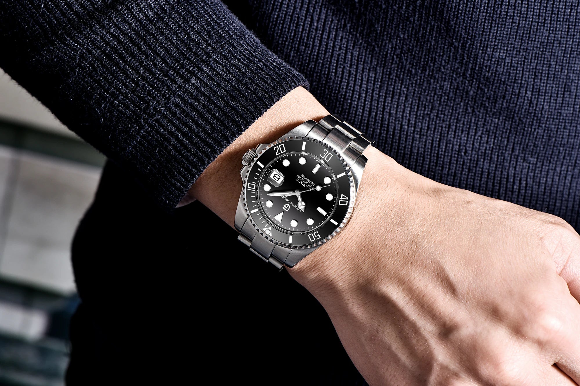 2026 New PAGANI Design PD-1639 Waterproof Japan 8215 Luxury Sapphire Crystal Glass Mechanical Men Watches Relogio Masculino
