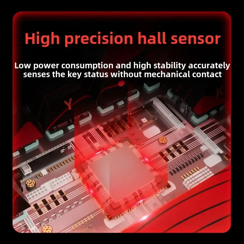 MAD68 Pro 60HE 87-Key Magnetic Axis Full Keyboard Mechanical Gaming Desktop with Hot Swap Quick Response for Entry Level Players