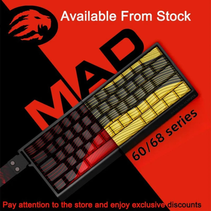 MAD68 Pro 60HE 87-Key Magnetic Axis Full Keyboard Mechanical Gaming Desktop with Hot Swap Quick Response for Entry Level Players