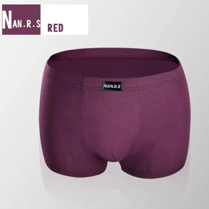 Men's Underwear Boxer Shorts Bamboo Fiber Solid Color Male Pants Breathable Underpants Boxer For Men Pantalones Para Hombres New