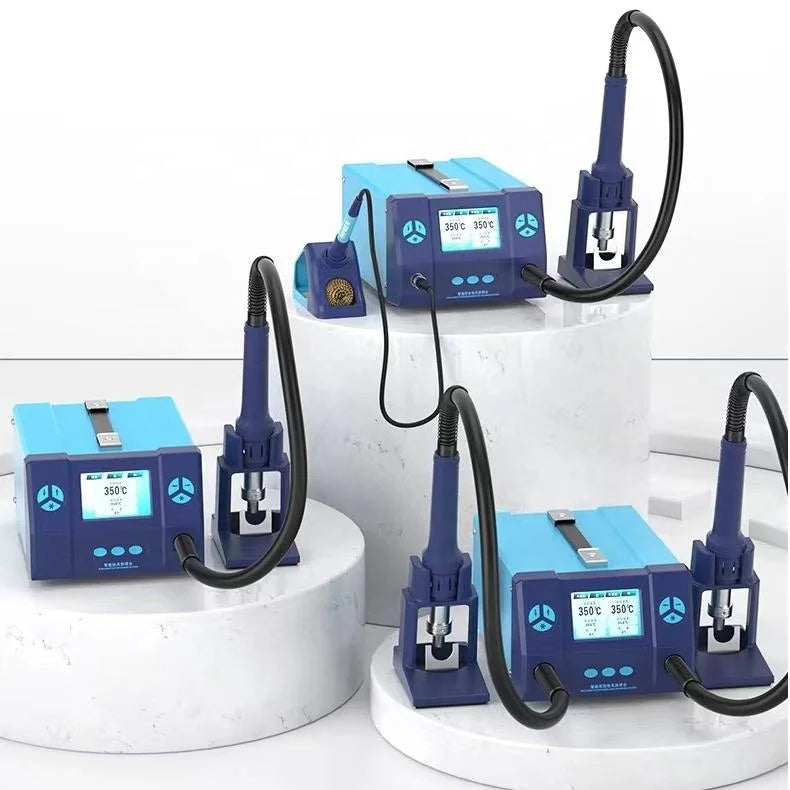 TGS Dual Welding Station 1000W Mechanic 861DS Electric Soldering BGA Rework Repair Tool Induction Dormant Wind Gun Digital Type