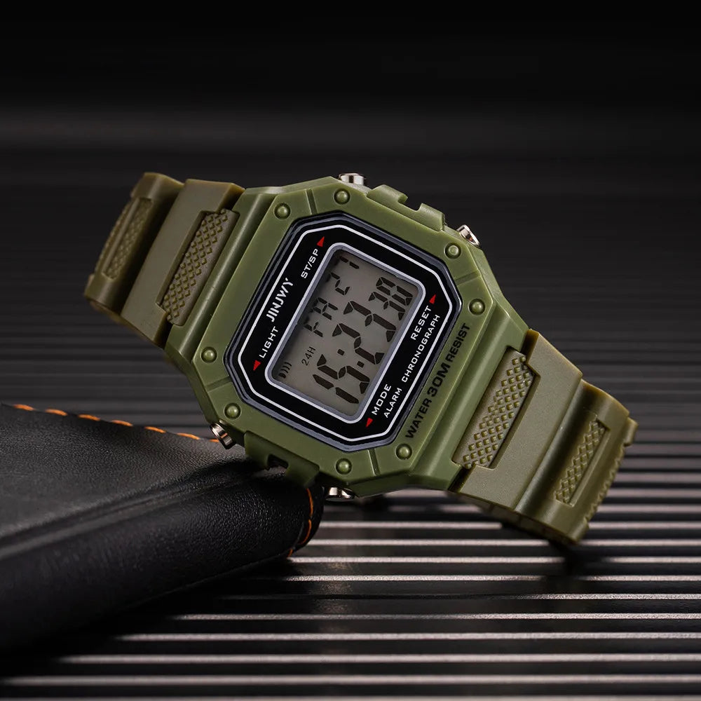 2025 Military Sport Watch Waterproof  LED Digital Watches for Men Fashion Electronic Wristwatch Male Clock Relogios de hombres