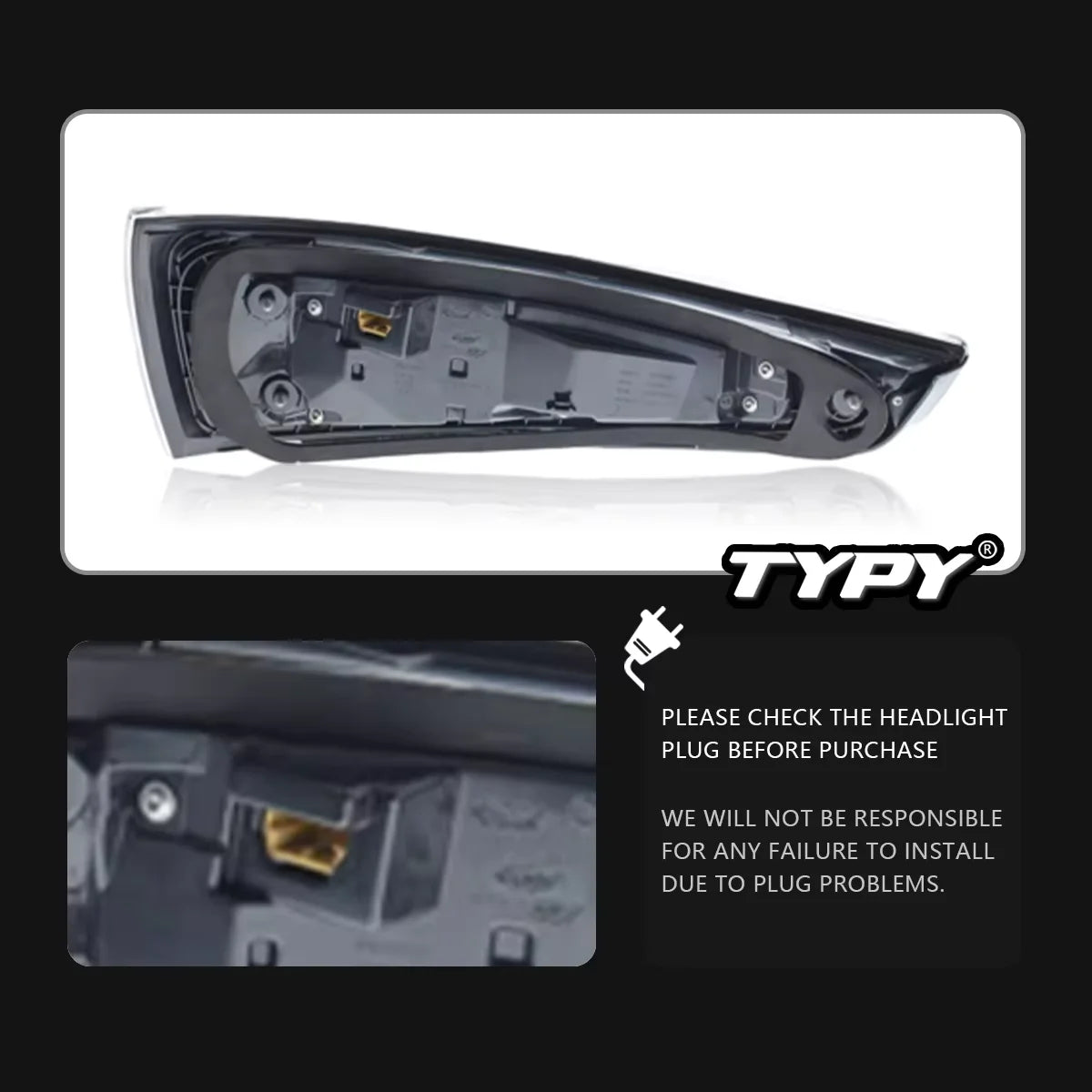 TYPY Car Tail Lights for Audi Q3 2013-2018 LED Car Tail Lamps Daytime Running Lights Dynamic Turn Signals Car Accessories
