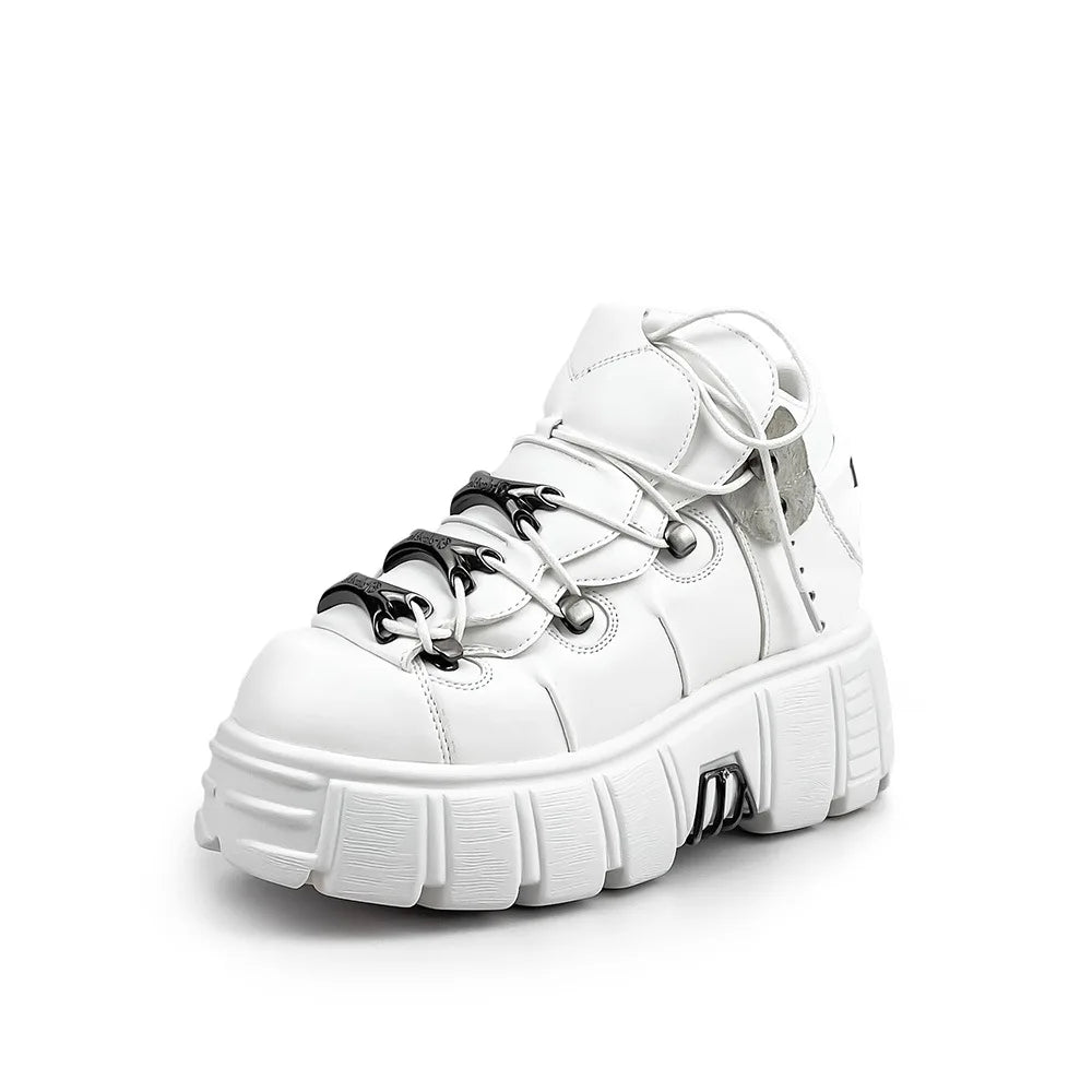 2026 Autumn/Winter New Men's Women's Shoes Heavy Metal  Punk Shoes High-quality Motorcycle Shoes