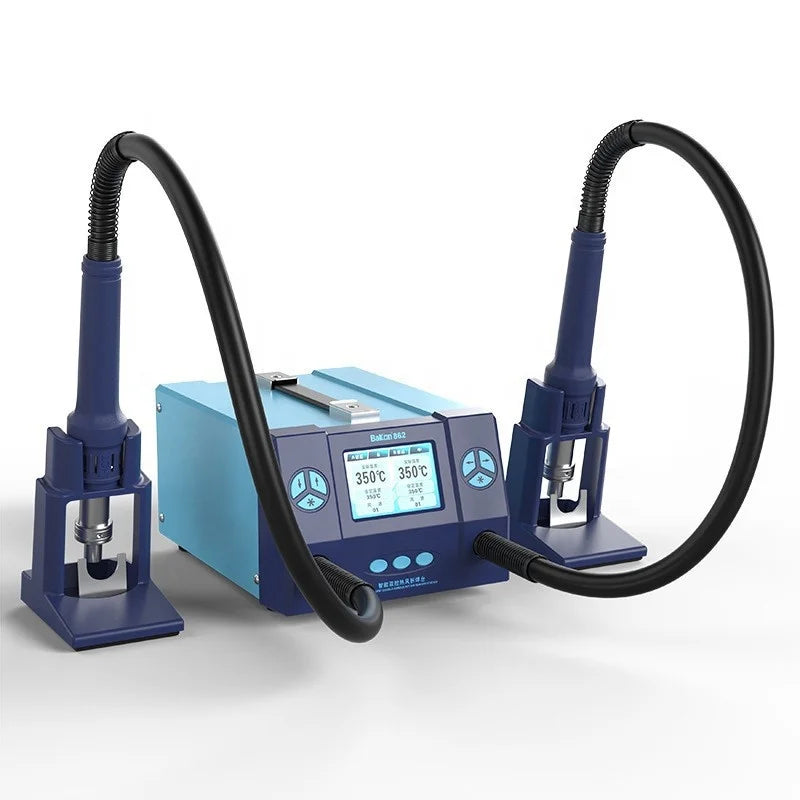 TGS Dual Welding Station 1000W Mechanic 861DS Electric Soldering BGA Rework Repair Tool Induction Dormant Wind Gun Digital Type