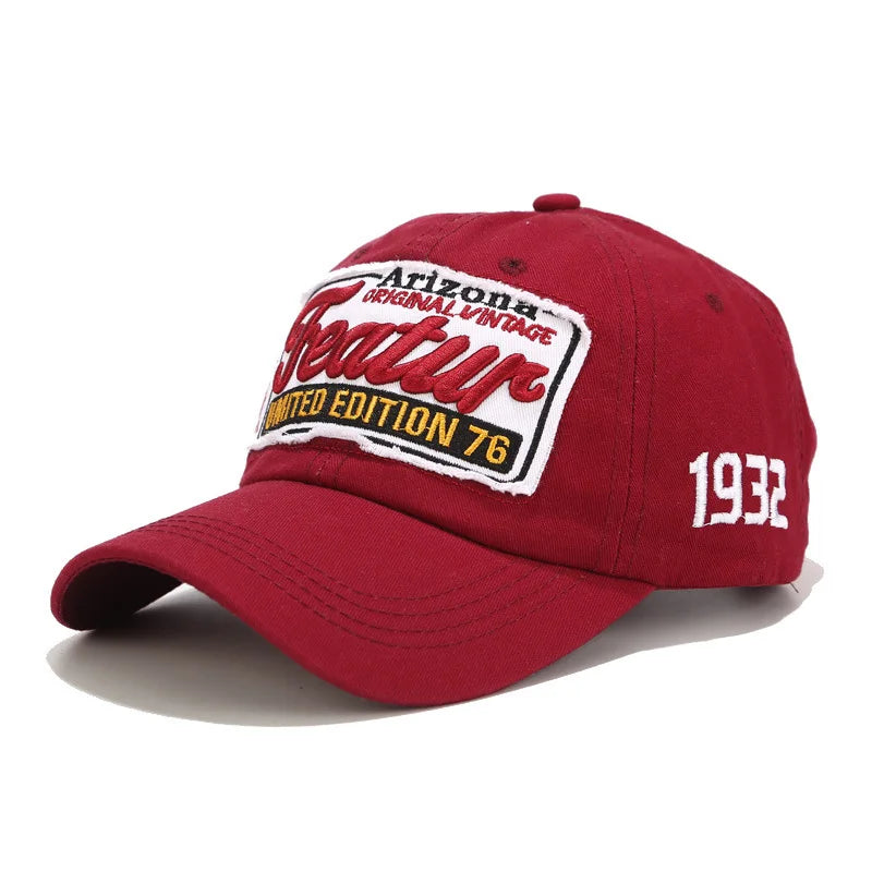 FS Summer Red Pink Streetwear Baseball Cap For Men Cotton Vintage Women Trucker Hat Fashion Letter Hip Hop Caps Gorras Hombre