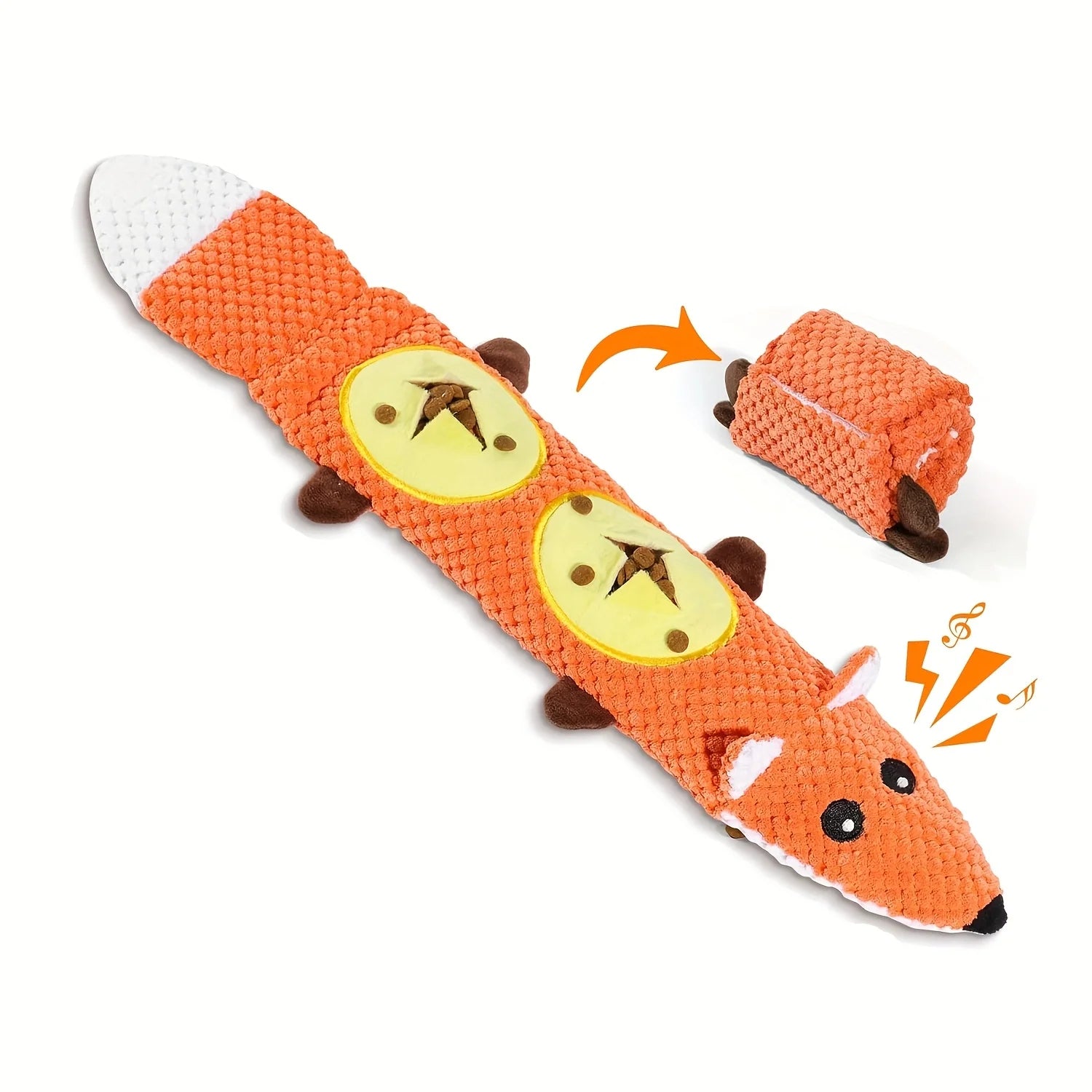 Interactive Toys Dog Toys for Aggressive Chewers, No Stuffing Interactive Dog Toys for Boredom and Teething, Squeaky Chew Toy