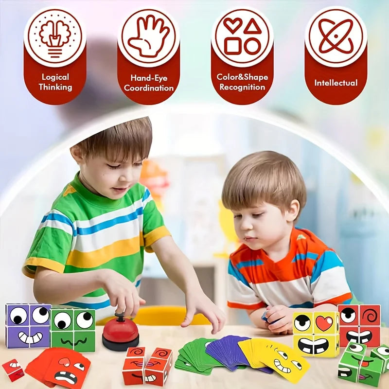Interactive Puzzle Toy for Kids Ages 3+ , Educational Learning Toy for Logical Thinking , Perfect Christmas & Halloween Gift