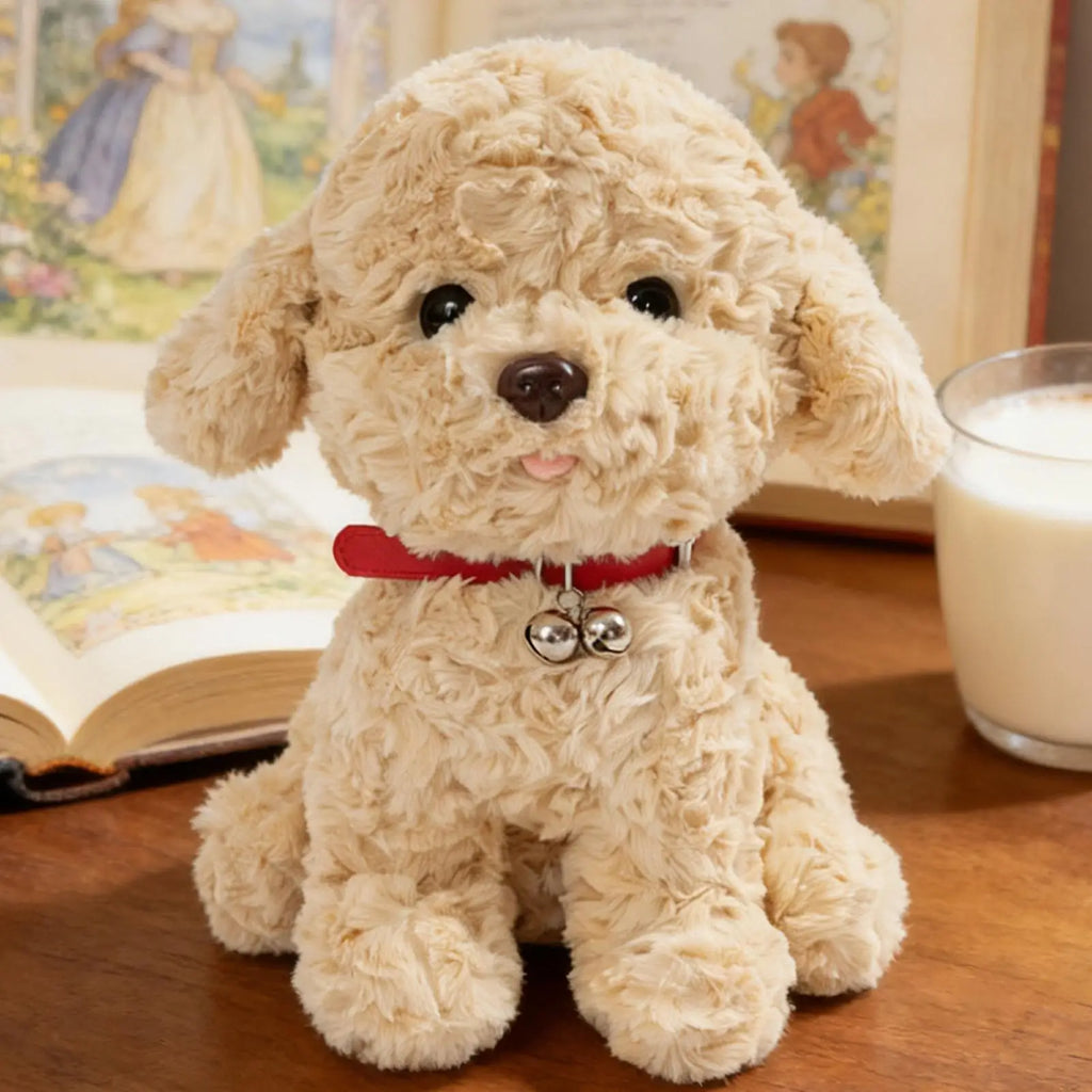 Interactive Robot Puppy Plush Toy - Realistic Pet Toy Moving, Talking Electronic Puppy Dog for Kids, Boys, Girls, Teens