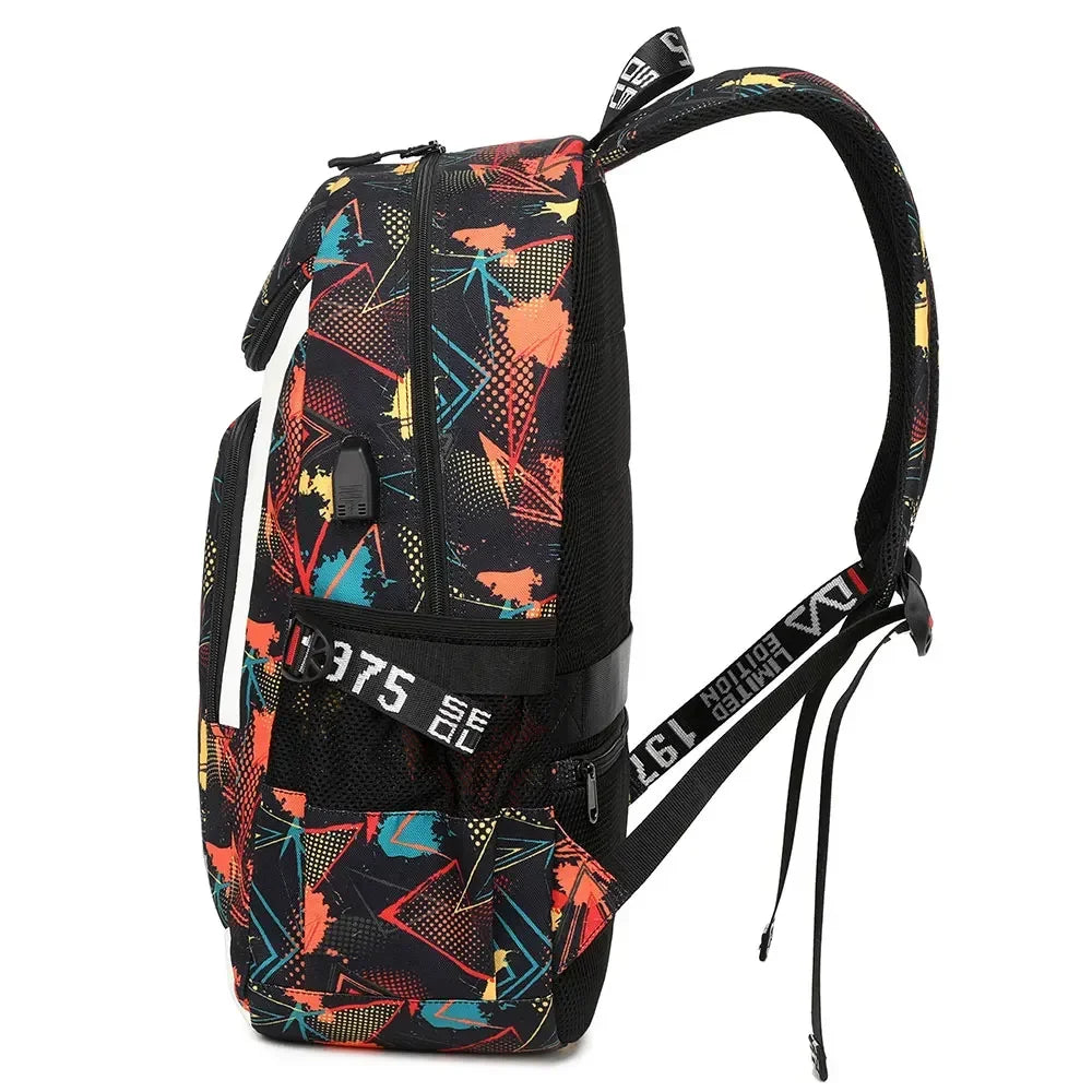 Jurassic World Park Dinosaur Girls Boys Kids School Book Bags USB Teenagers Schoolbags Women Men Laptop Travel Backpack