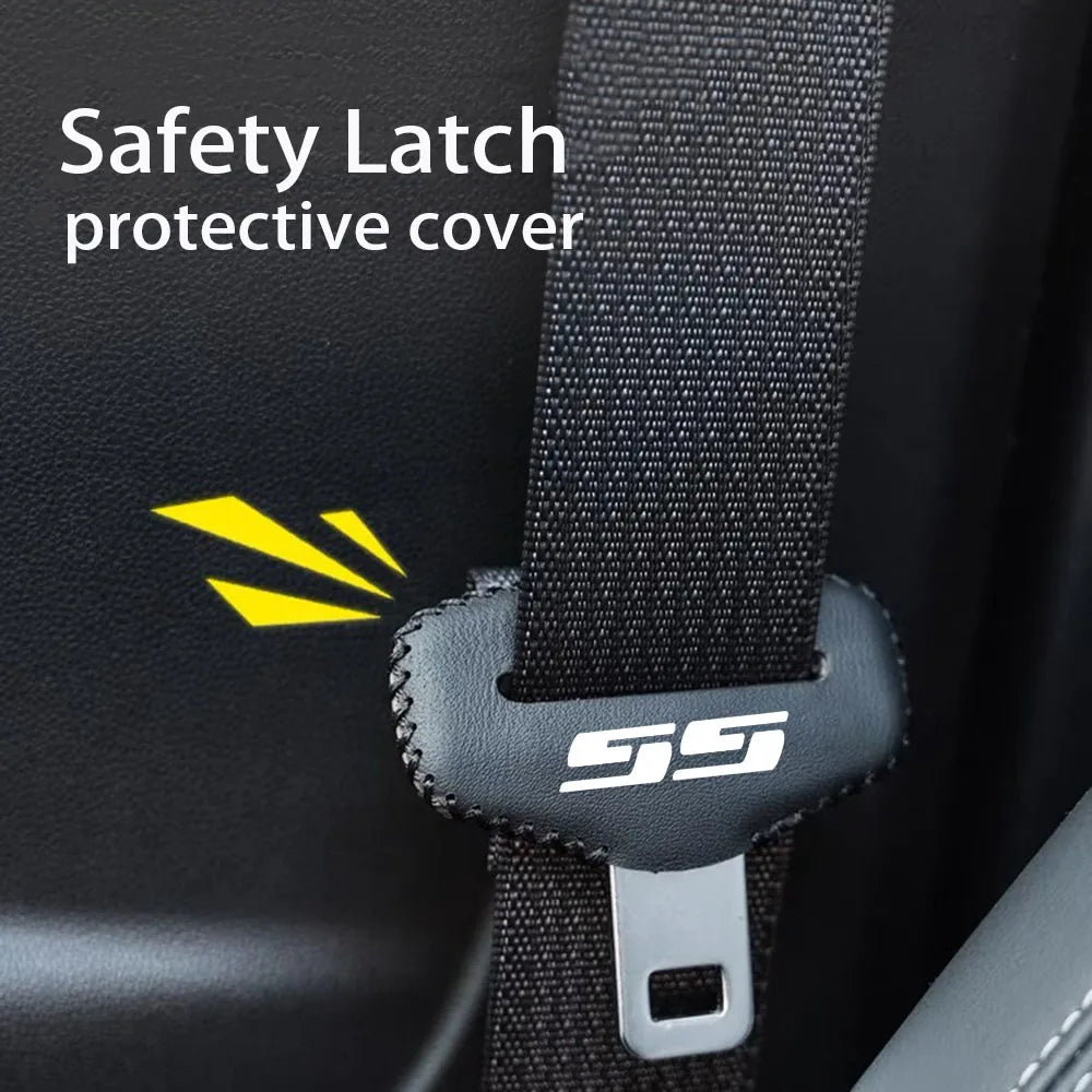 Car Seat Belt Protective Cover Car Seat Belt Clip Seat Belt Insert Socket For Chevrolet SS Camaro SS Car Accessories